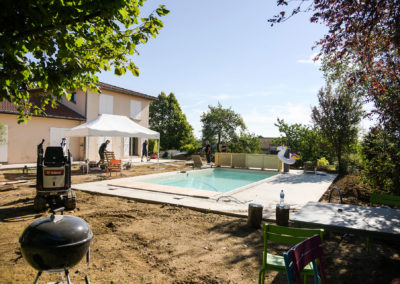 Création d’une terrasse et d’une plage de piscine – BRIGNAIS