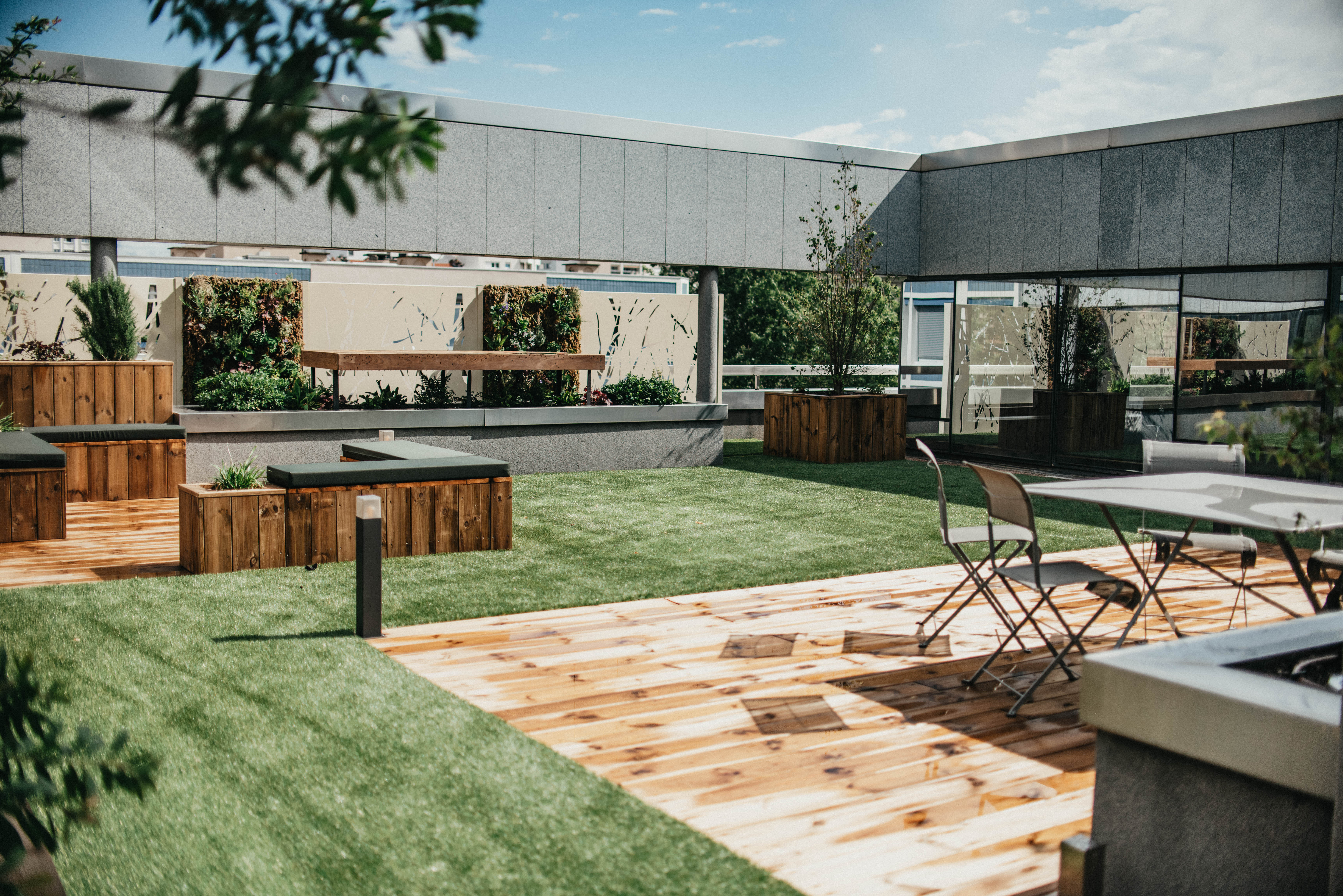 Aménagement d’un rooftop à Lyon