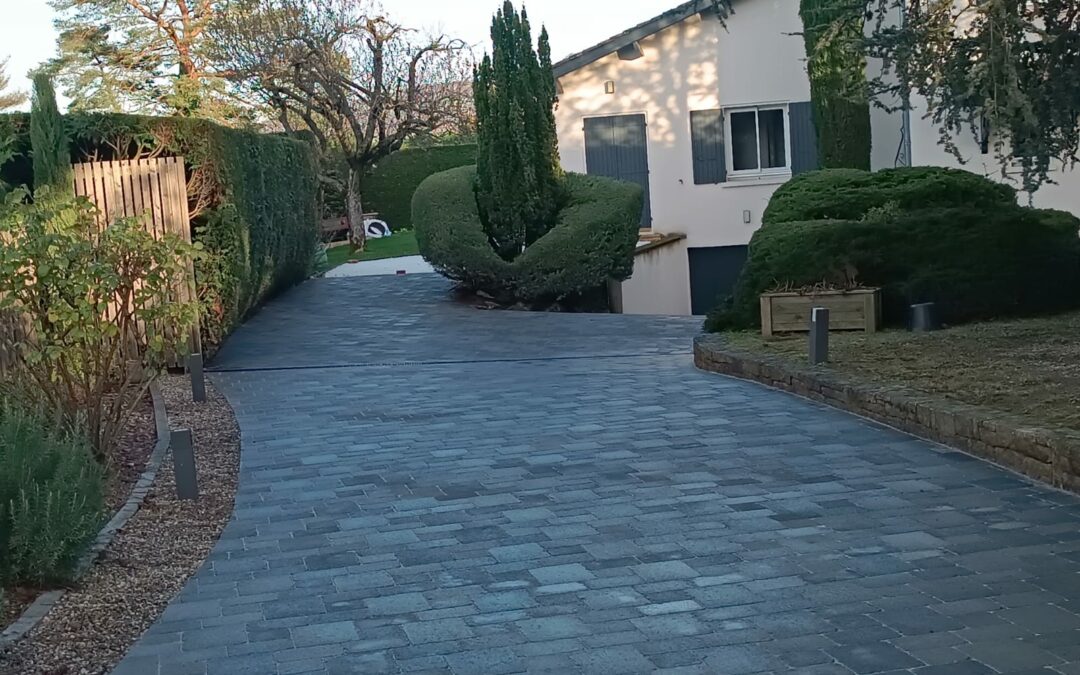 Rénovation d’une allée en pavés